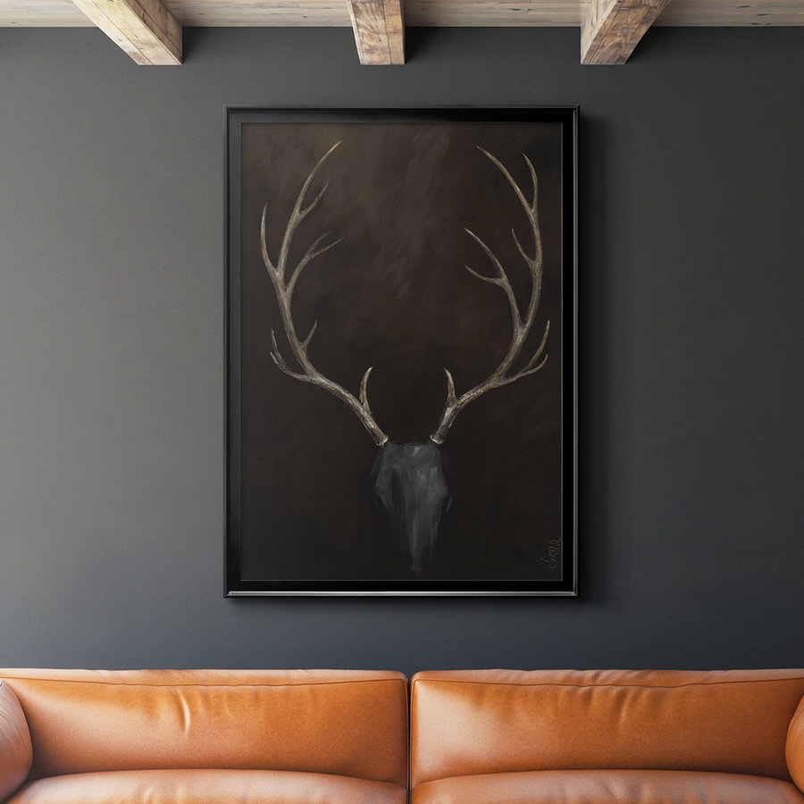 Buck Framed On Paper Print